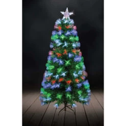 Multi Colour LED Fibre Optic Tree With Chasing Effect - 150cm