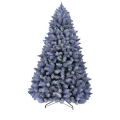 7FT (210cm) Blue Glittered Arctic Spruce Christmas Tree