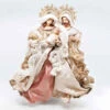 Rose Gold Holy Family Tree Topper (Margaux Collection) - 35cm -Christmas Decor Sales Store 22 05 XHFF ROSE GOLD HOLY FAMILY TREE TOPPER WHITE 29271.1674572769