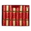 Red And Gold Star Christmas Crackers
