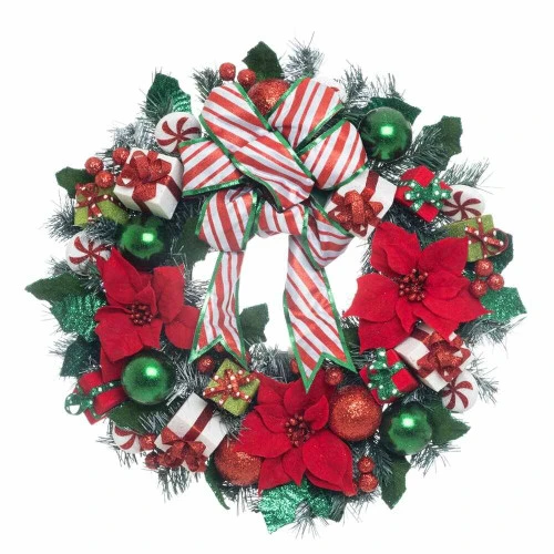Katherines Peppermint Palace Wreath - 71cm 3 Katherines Peppermint Palace Wreath - 71cm