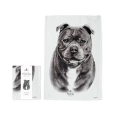 Delightful Dogs Staffy Terrier Kitchen Towel - 70cm