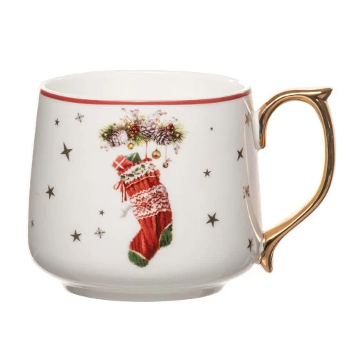 Ladelle Ashdene Spirit Of Christmas Stocking Mug 3 Ladelle Ashdene Spirit Of Christmas Stocking Mug