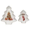 Ladelle Ashdene Spirit Of Christmas Tree Platters (Set Of 2)