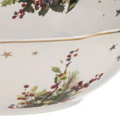Ladelle Ashdene Spirit Of Christmas Serving Bowl 9 Ladelle Ashdene Spirit Of Christmas Serving Bowl -Christmas Decor Sales Store 521139 SPIRIT OF CHRISTMAS SERVING BOWL 3 95166.1669205642