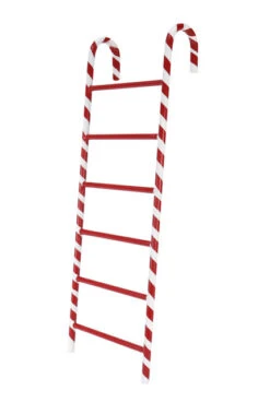 Metal Candy Cane Ladder - 60cm