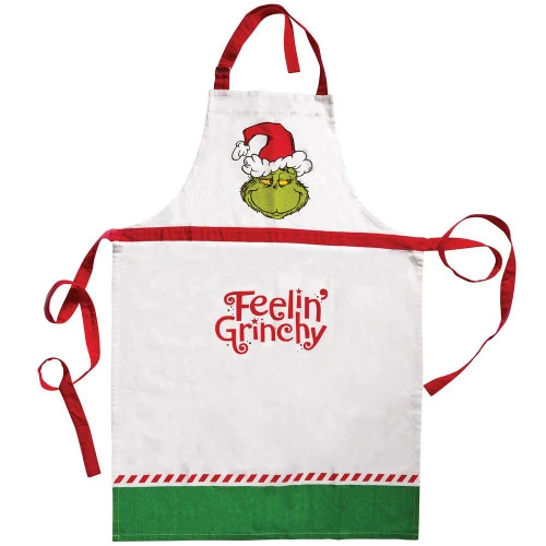 Dr Seuss Grinch Apron Feelin' Grinchy - 91.5cm 3 Dr Seuss Grinch Apron Feelin' Grinchy - 91.5cm