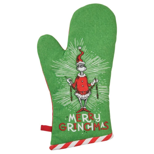 Dr Seuss Merry Grinchmas Oven Mitt - 30cm 3 Dr Seuss Merry Grinchmas Oven Mitt - 30cm