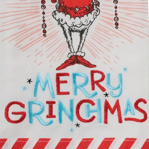 Dr Seuss Merry Grinchmas Tea Towel - 67cm 4 Dr Seuss Merry Grinchmas Tea Towel - 67cm - Image 2