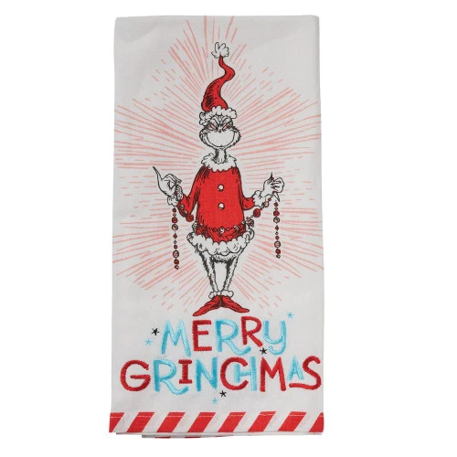 Dr Seuss Merry Grinchmas Tea Towel - 67cm 3 Dr Seuss Merry Grinchmas Tea Towel - 67cm