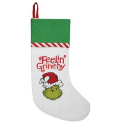 Dr Seuss Feelin Grinchy Christmas Stocking - 49.5cm