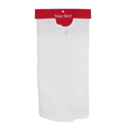 White Iridescent Tinsel Tree Skirt - 100cm
