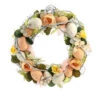Apricot Floral Easter Wreath - 26cm