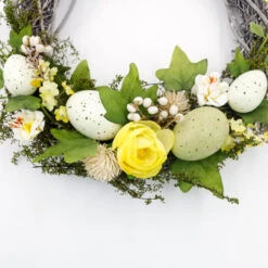 Easter Floral Tulip Half Wreath - 26cm 8 Easter Floral Tulip Half Wreath - 26cm -Christmas Decor Sales Store A012120166 2GN EASTER FLORAL TULIP HALF WREATH 3 39385.1644362706