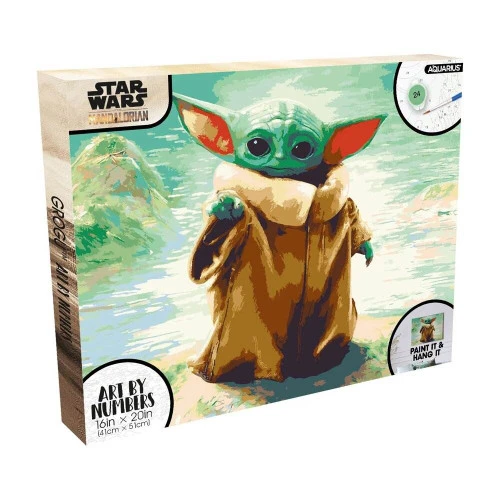 Star Wars Mandalorian Art By Numbers - 51cm 3 Star Wars Mandalorian Art By Numbers - 51cm