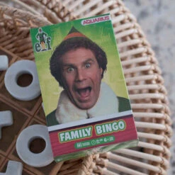 Elf The Movie Family Bingo Game 9 Elf The Movie Family Bingo Game -Christmas Decor Sales Store BG 96327 ELF MOVIE FAMILY BINGO BACK FRONT 66676.1684825588