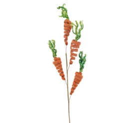 Orange Green Easter Carrot Spray - 70cm