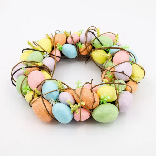 Pastel Easter Eggs Wreath - 35cm 4 Pastel Easter Eggs Wreath - 35cm - Image 2