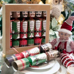 The Nutcracker Christmas Crackers (Pack Of 6) - 30.5cm -Christmas Decor Sales Store KT0107 THE NUTCRACKER CHRISTMAS CRACKERS 91214.1685406081