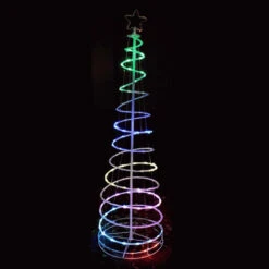 RGB Spiral Christmas Tree - 1.8M -Christmas Decor Sales Store LLR006 RGB SPIRAL CHRISTMAS TREE MULTI COL 56563.1667129339