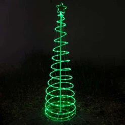 RGB Spiral Christmas Tree - 1.8M -Christmas Decor Sales Store LLR006 RGB SPIRAL CHRISTMAS TREE 68043.1667129336