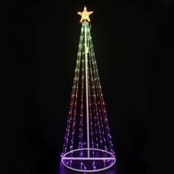 RGB Digital Tree With Star - 1.8m -Christmas Decor Sales Store LLR008 RGB DIGITAL TREE with STAR yellow 46058.1667474761