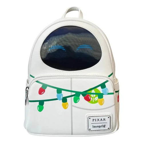 Loungefly Wall-E Eve Christmas Lights Mini Backpack - 27cm
