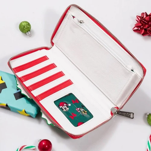 Loungefly Mickey Mouse Holiday Wreath Purse - 20cm - Image 2