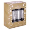 Silver Diamond Mini Christmas Cracker (Pack Of 8) - 14cm