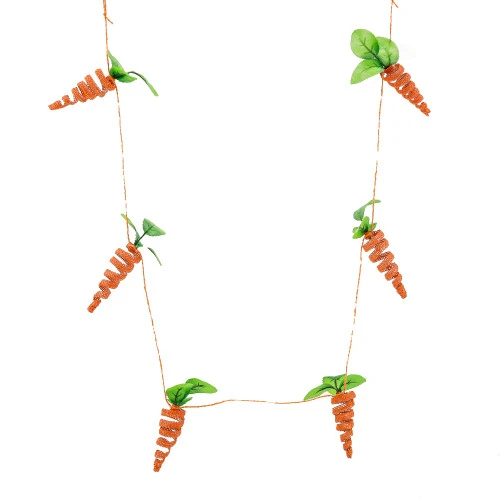 Orange Easter Carrot Garland - 150cm 4 Orange Easter Carrot Garland - 150cm - Image 2