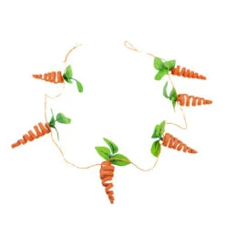 Orange Easter Carrot Garland - 150cm