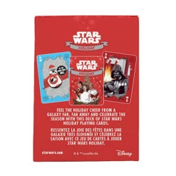 Star Wars Christmas Holiday Playing Cards - 9cm -Christmas Decor Sales Store PC 52667 STAR WARS CHRISTMAS HOLIDAY PLAYING CARDS 7 12559.1651584414