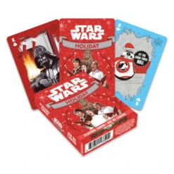 Star Wars Christmas Holiday Playing Cards - 9cm