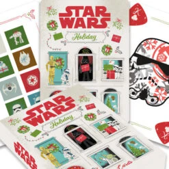 Star Wars Christmas Holiday Fun Playing Cards 5 Star Wars Christmas Holiday Fun Playing Cards -Christmas Decor Sales Store PC 52828 STAR WARS CHRISTMAS HOLIDAY FUN PLAYING CARDS 2 87648.1651589210