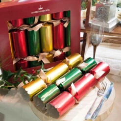 Festive Diamond Regency Christmas Crackers (Pack Of 6) - 33cm -Christmas Decor Sales Store RG0607 FESTIVE DIAMOND REGENCY CHRISTMAS CRACKERS 27940.1685407236