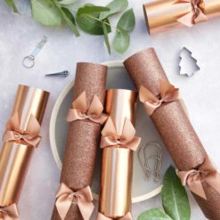 Champagne Mix Regency Christmas Crackers (Pack Of 6) - 33cm -Christmas Decor Sales Store RG0610 Champagne Mix Regency Christmas Crackers Pack of 6 33cm 73206.1684461311