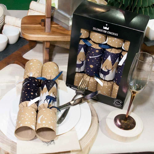 Midnight Mountains Christmas Crackers (Pack Of 8) - 30cm 6 Midnight Mountains Christmas Crackers (Pack Of 8) - 30cm - Image 4