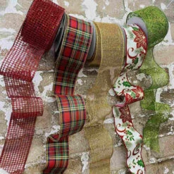 Tartan Ribbon - 10m -Christmas Decor Sales Store Styled Ribbon 4 18175.1684308248