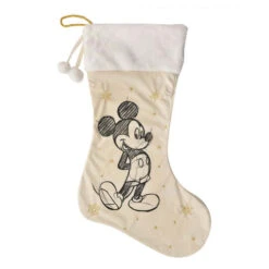 Mickey Mouse White Christmas. Stocking - 62cm