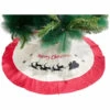 Merry Christmas Printed Scene Tree Skirt - 100cm -Christmas Decor Sales Store XD1864 MERRY CHRISTMAS PRINTED SCENE TREE SKIRT 100cm 36720.1692582154