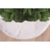 White Plush Tree Skirt - 120cm 2 White Plush Tree Skirt - 120cm -Christmas Decor Sales Store XD2404 WHITE PLUSH TREE SKIRT 120cm 87825.1691375526