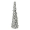 Green Ice Silver Cone Tree - 61cm -Christmas Decor Sales Store XDDASCL GREEN ICE SILVER CONE TREE 61cm 22677.1687933784