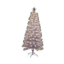 Warm White LED Fibre Optic Tree Flash - 150cm