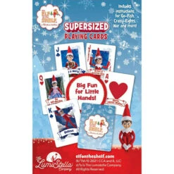 Elf On The Shelf - Supersized Playing Cards - 12cm -Christmas Decor Sales Store api4zc0ni 04222.1641046267