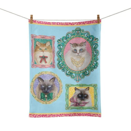 Bougie Pussy Society Tea Towel 3 Bougie Pussy Society Tea Towel