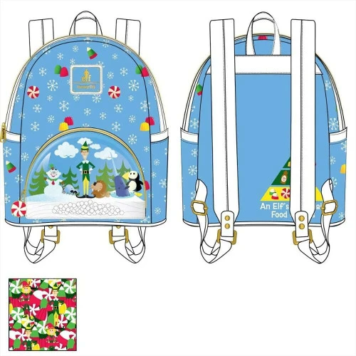 Elf Movie - Loungefly Buddy And Friends Mini Backpack - 27cm 4 Elf Movie - Loungefly Buddy And Friends Mini Backpack - 27cm - Image 2