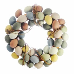 Easter Eggs Pastel Wreath - 35cm