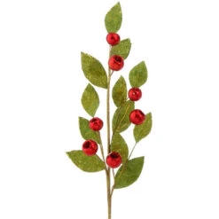 Red Green Leaf Spray - 69cm