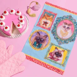 Bougie Pussy Society Tea Towel 5 Bougie Pussy Society Tea Towel -Christmas Decor Sales Store apifttmnd 06224.1641046318