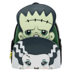Universal Monsters Loungefly Frankie And Bride Mini Backpack - 25.5cm